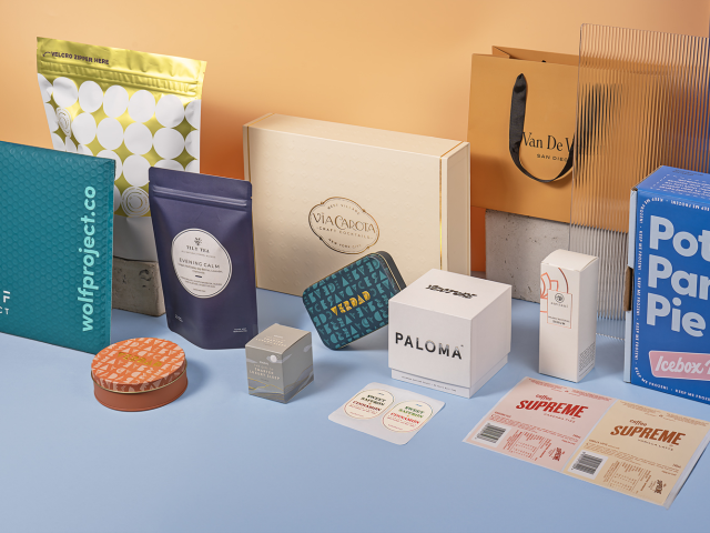 Retail brand packaging set